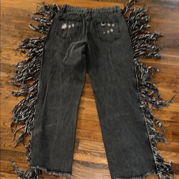 Megan Thee Stallion Fringe Jeans - Picture 4 of 4